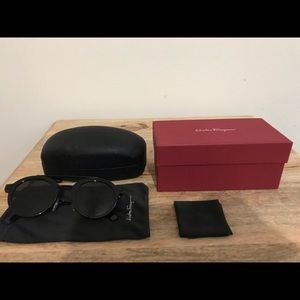 Salvatore Ferragamo Men's SF845S Black Sunglasses